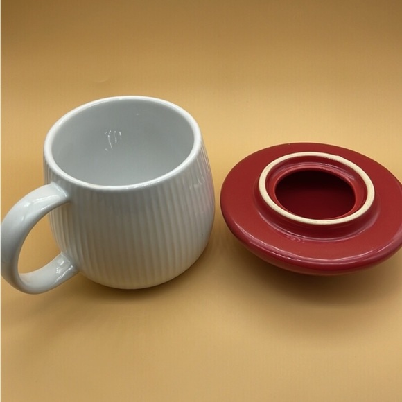 Cheerful SET Mushroom Coffee Mug Organic Cotton Modern Hive Towel Yellow Softie - Picture 6 of 16